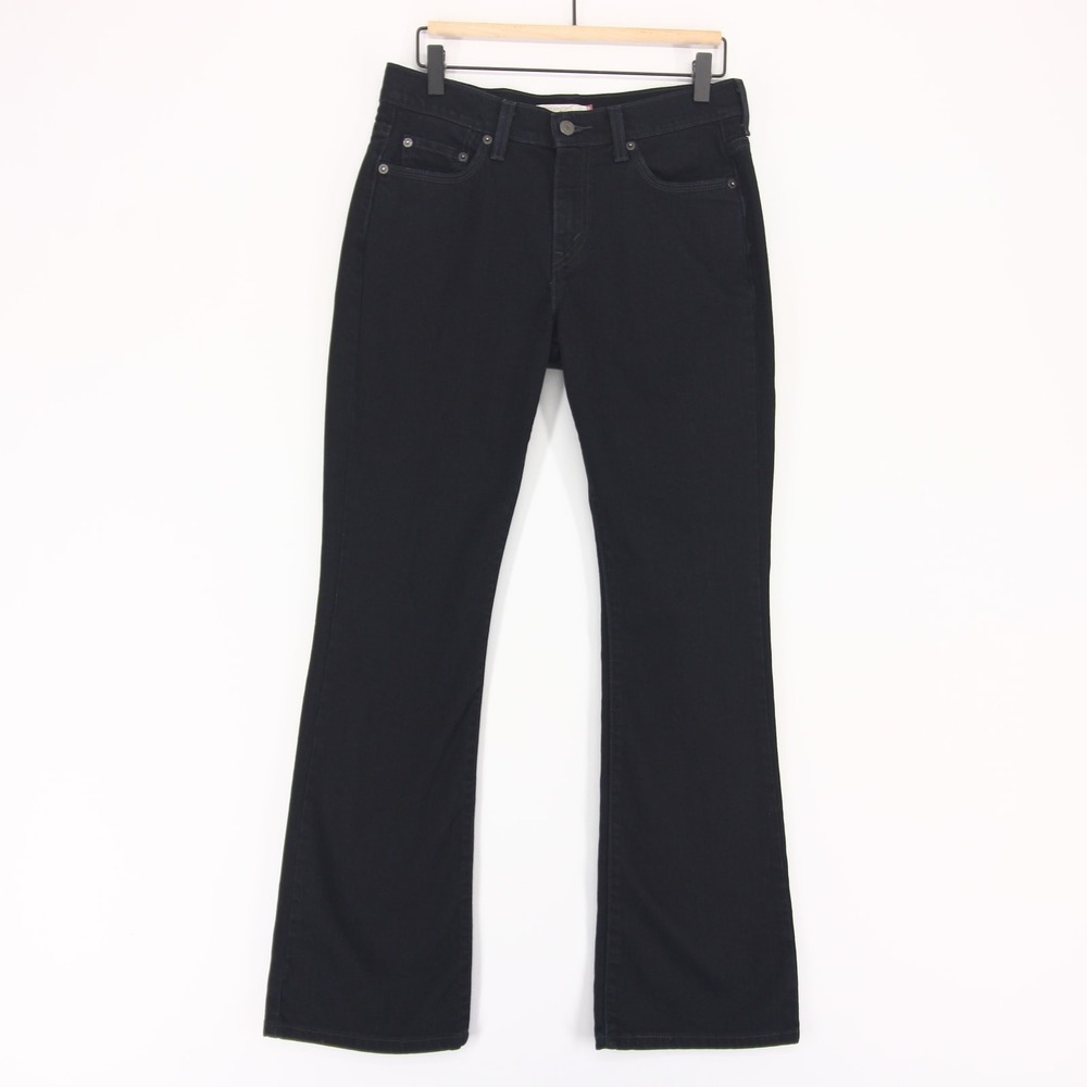Levis 515 Jeans Womens 6M Black Boot Cut Stretch Mid Rise Denim Classic